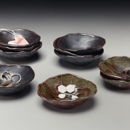 lori theriault, the village potters, crazy green studios, asheville nc, pottery, ceramics, commission, service ware, chef potter collaboration