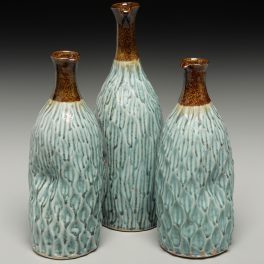 lori theriault, the village potters, crazy green studios, asheville nc, pottery, ceramics, commission, service ware, chef potter collaboration