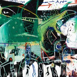 rhinoceros beetle mcclendon modern art river arts district animals abstract