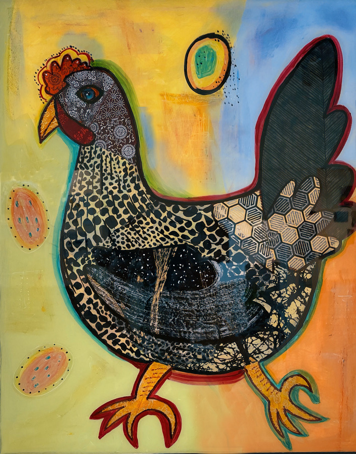 Folk Art with Acrylic Paints & Resin with Michelle Hamilton - River Arts  District Artists