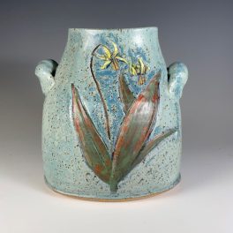 Ceramic vase. Handmade