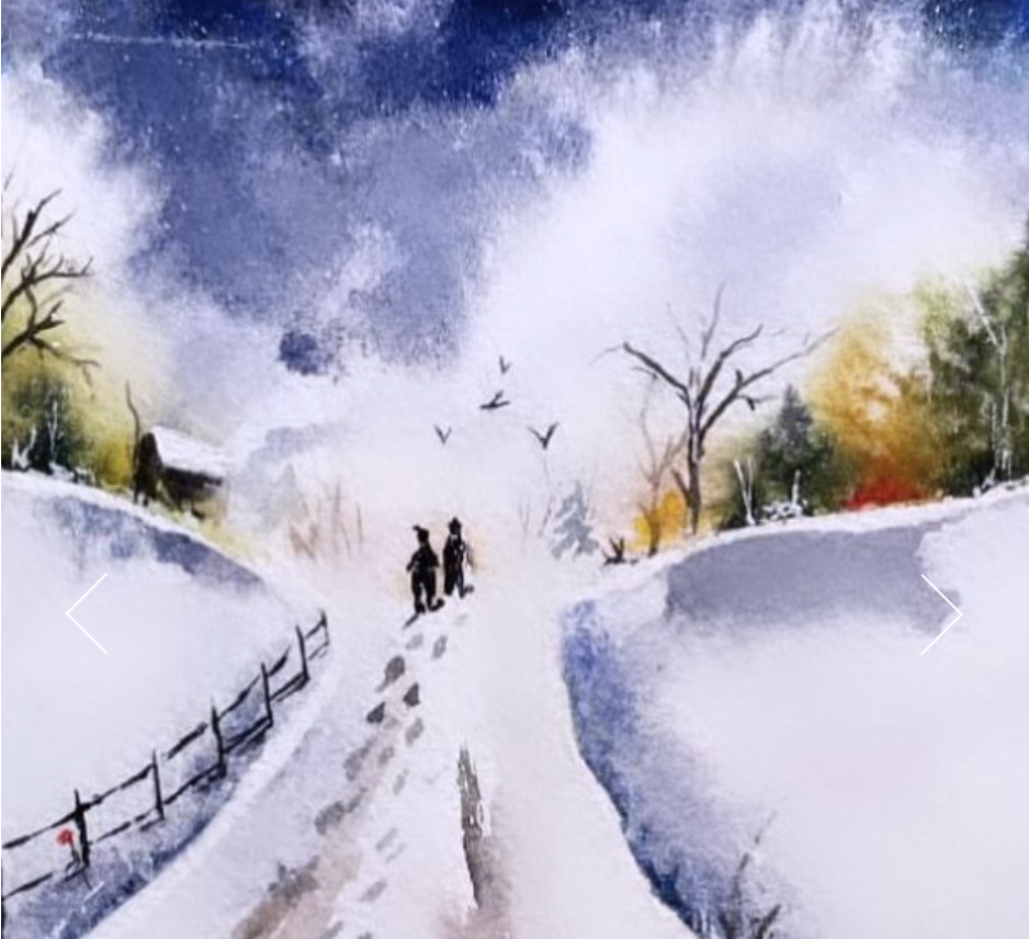 How to Paint Snow in Watercolour - Artists & Illustrators