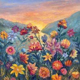 blooming field