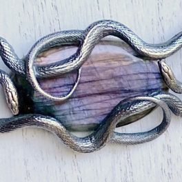 Double Serpent pendant