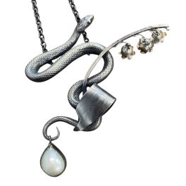 Serpent and Lily Pendant Chase and Scout