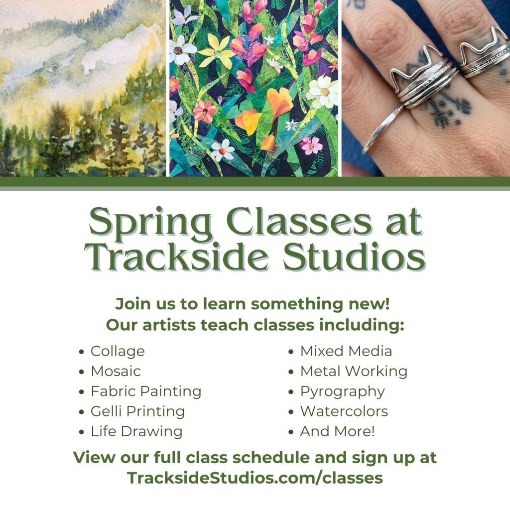 Spring Art Classes at Trackside Studios - River Arts District Artists