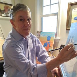 Artist at work
